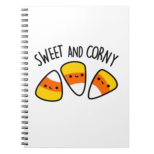 Sweet and Corny Funny Maj Kernels Pun Anteckningsbok (Framsidan)