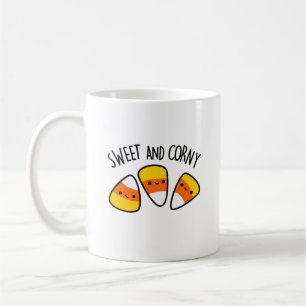 Sweet and Corny Funny Maj Kernels Pun Kaffemugg