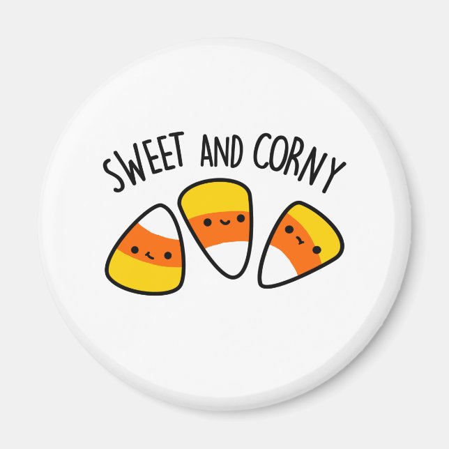 Sweet and Corny Funny Maj Kernels Pun Magnet (Framsidan)