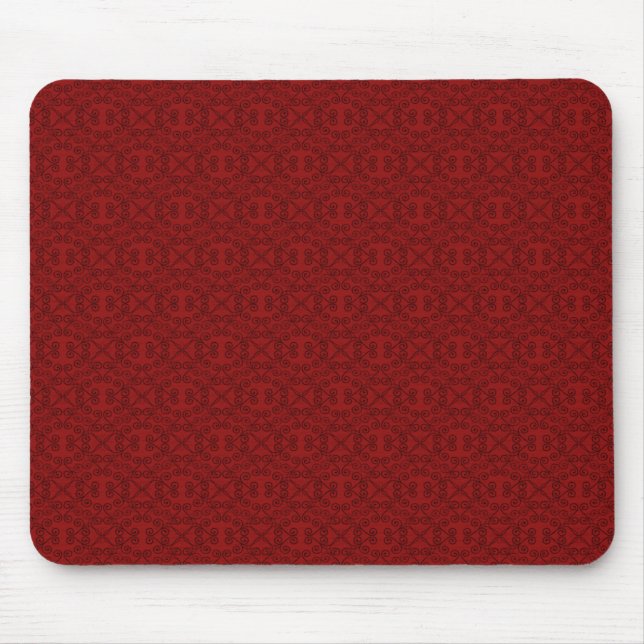 Sweet and Daety Mousepad, Mörk Red Musmatta (Framsidan)