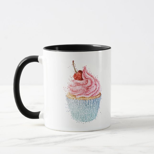 Sweet and Glitter Cupcake Mugg (Vänster)