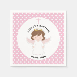 Sweet Angel Baptism First Communion Party Pappersservett