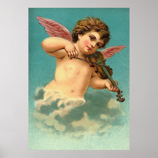 Sweet Angel Cherub Poster och skriver ut (Framsidan)