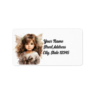 Sweet Angel Return Address Label Adressetikett