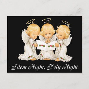 Sweet Änglar Silent Night Vykort