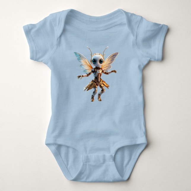 Sweet Ant Girl Dancing Robot Pixie T Shirt (Framsida)