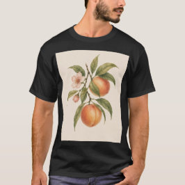 Sweet as a Peach | Vintage Peach Botanical Design T Shirt