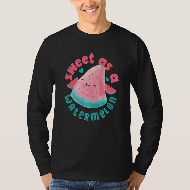 Sweet As A Watermelon   T Shirt (Framsida)