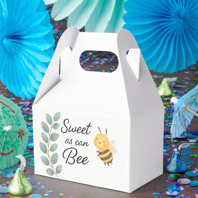 Sweet as Can Bee Baby Shower Favor Box Presentaskar (Part)