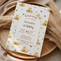 Sweet As Can Bee Wild One Birthday