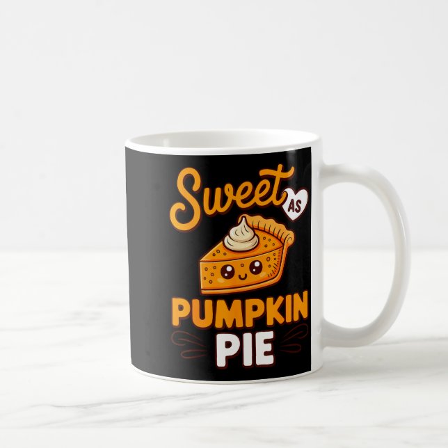 Sweet As Pumpkin E Shirt Adult Kids Men Women Than Kaffemugg (Höger)