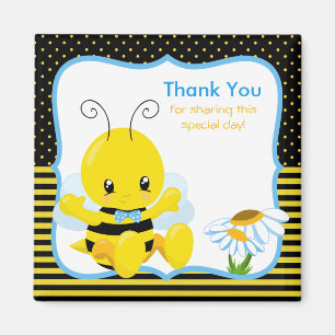 Sweet Baby Bee Boy Tack Magnet