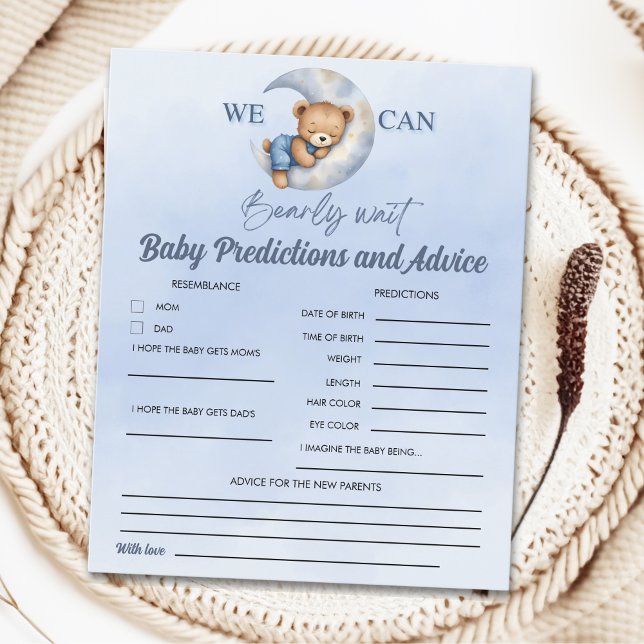 Sweet Baby Boy Teddy Bear Baby shower boy (Skapare uppladdad)