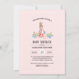 Sweet Baby Bunny | Kaninbabyskor Inbjudningar