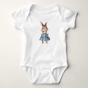 Sweet Baby Bunny Rabbit i en klänning T Shirt