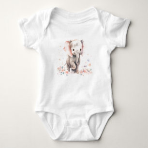 Sweet Baby Elephant, Zoo Animals T Shirt