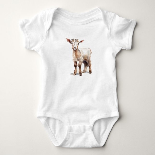 Sweet Baby Goat Kid T Shirt (Framsida)