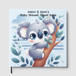 Sweet Baby Koala - Shower Guest Book Gästböcker