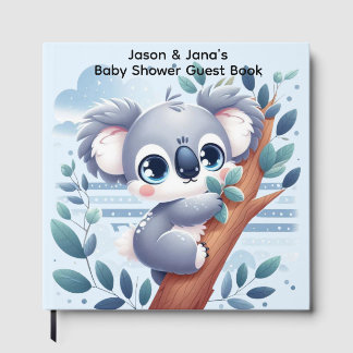 Sweet Baby Koala - Shower Guest Book Gästböcker