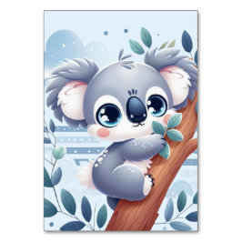 Sweet Baby Koala - Table Card Bordsnummer