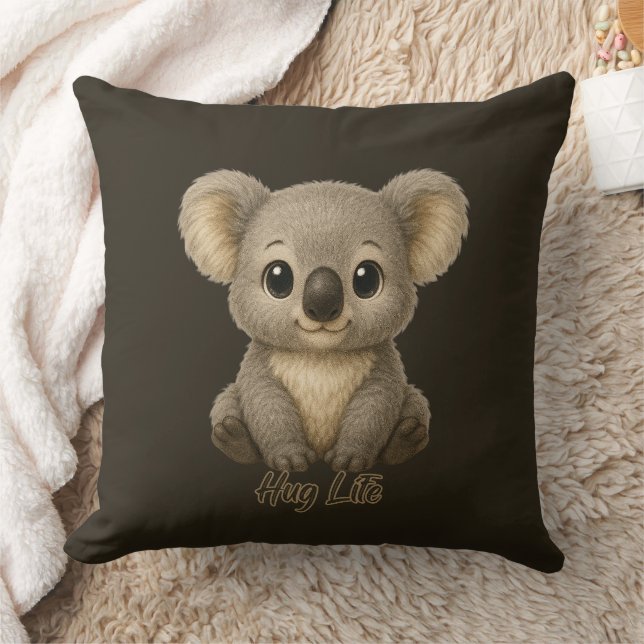 Sweet Baby Koala Throw Pillow Kudde (Filt)
