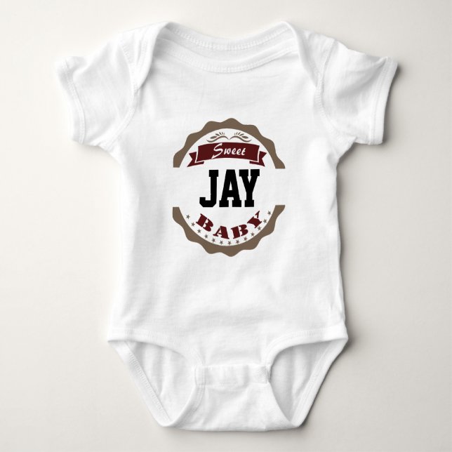 Sweet Baby och Baby Namn Anpassningsbar T Shirt (Framsida)