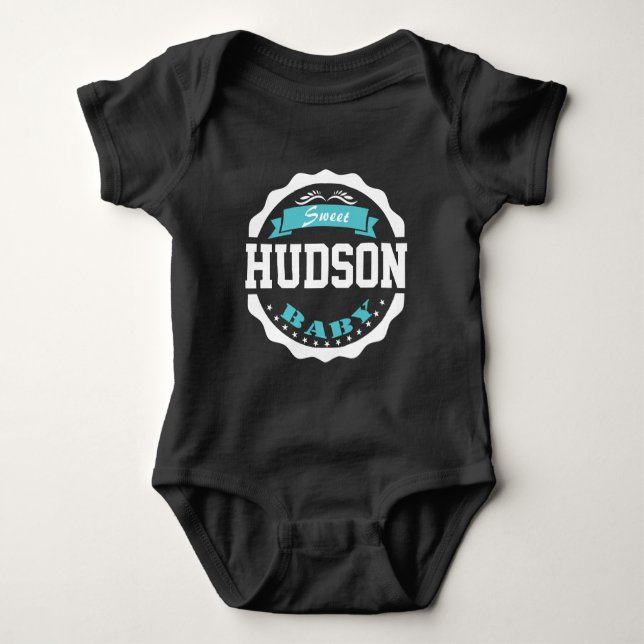 Sweet Baby och Baby Namn Anpassningsbar Tee (Framsida)