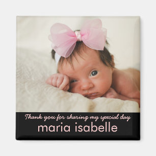 Sweet Baby Photo Keepsaké Tack Magnet