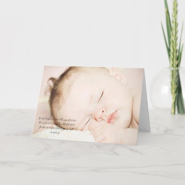 Sweet Baby Tack Kort (Framsida)