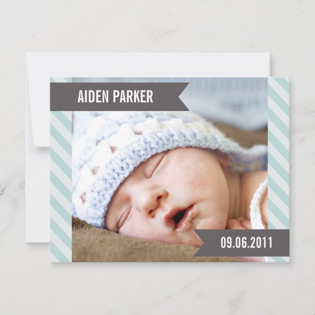SWEET BABY | TILLKÄNNAGIVANDE FÖR FÖDELSE MEDDELANDE (Framsida)
