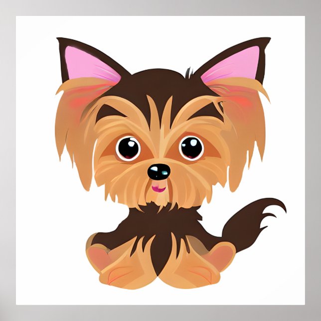 Sweet Baby Yorkie Poster (Framsidan)
