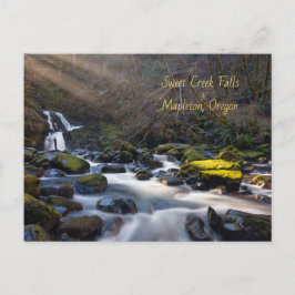 Sweet Bäck Falls Oregon-vykort Vykort
