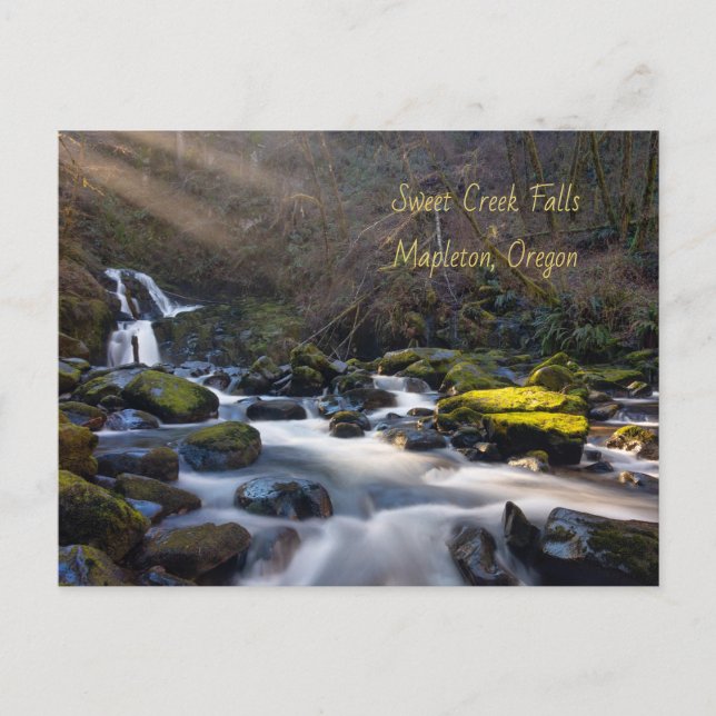 Sweet Bäck Falls Oregon-vykort Vykort (Framsida)