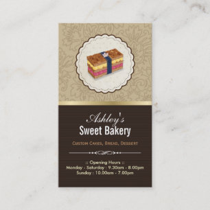 Sweet Bakery Boutique - Loaf Tittar Cake Visitkort