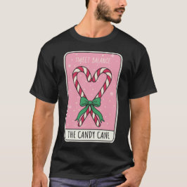 Sweet Balance Candy Cane Heart Christmas T Shirt