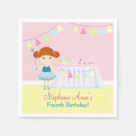 Sweet Ballerina Cupkaka Firande Pappersservett