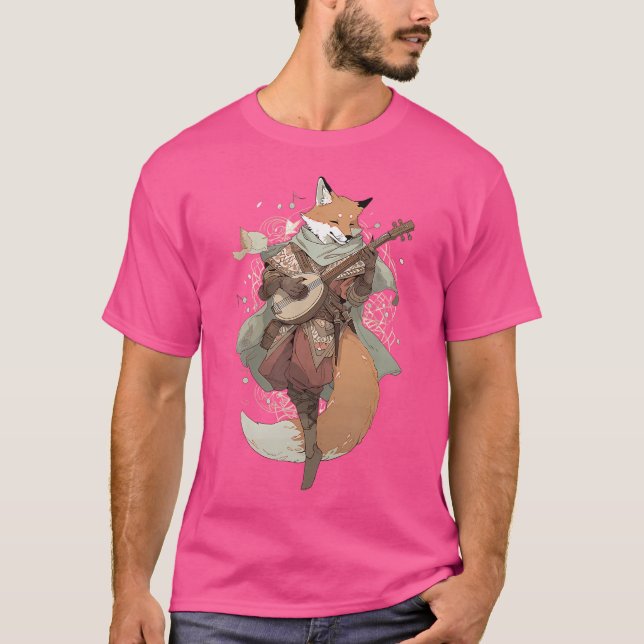 Sweet Bard Fox T Shirt (Framsida)