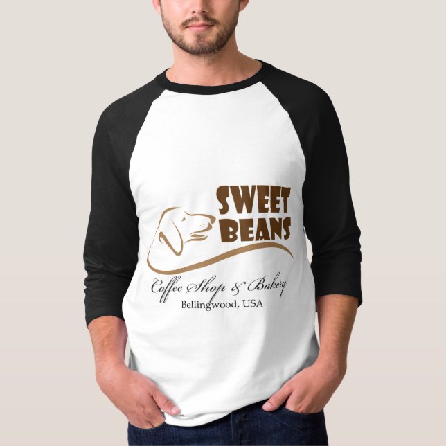 Sweet Beans Raglan Shirt T Shirt (Framsida)