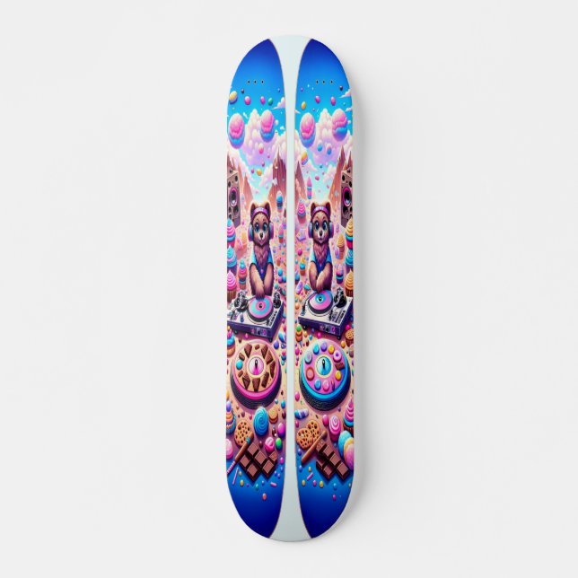 Sweet Beats Paradise Mini Skateboard Bräda 18,5 Cm (Framsida)