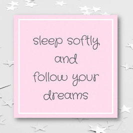 Sweet Bedtime Ord wall art Poster