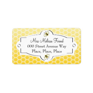Sweet Bee Adressetikett