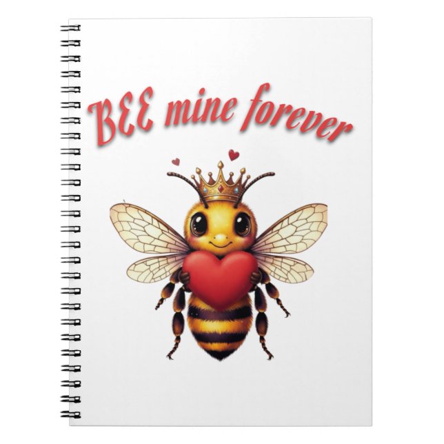 Sweet Bee Mine Forever Anteckningsbok (Framsidan)