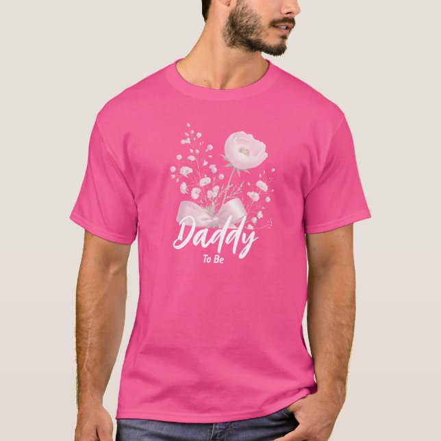 Sweet Berry Färg Vild Flower Baby Shower T Shirt (Framsida)
