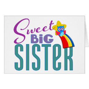 Sweet Big Sister Hälsningskort