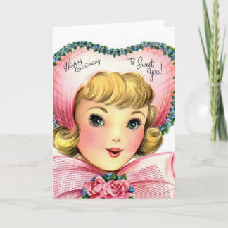 Sweet Birthday i Rosa Kort