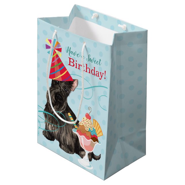 Sweet Birthday Scottish Terrier (Framsidan Vinklad)