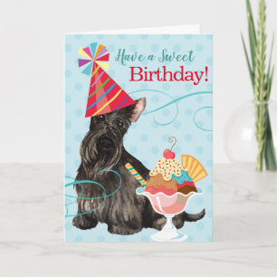 Sweet Birthday Scottish Terrier Kort