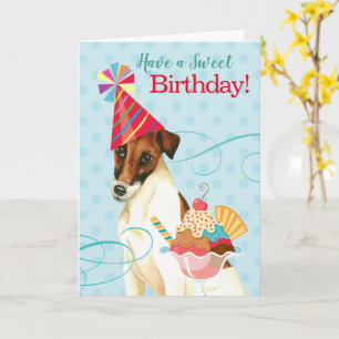 Sweet Birthday Smooth Fox Terrier Kort