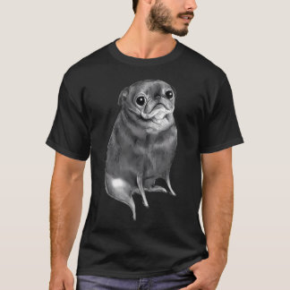 Sweet Black Pug T Shirt