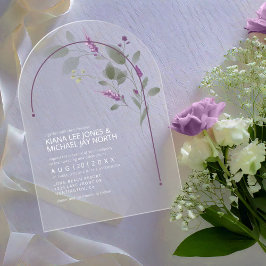 Sweet Blommigt Arch Bröllop Lilac ID998